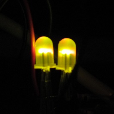 Die LEDs der neuen Version meiner Temperature2Color-Schaltung.